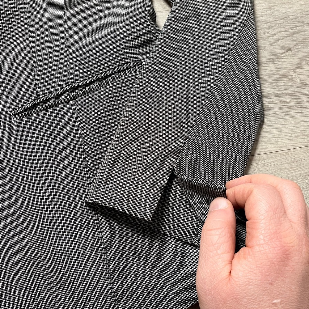 💎 Lafayette 148 Charcoal Women's Blazer size 6. - Picture 3 of 7